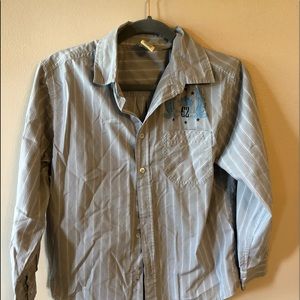 Boys button down polo shirt by Faded Glory